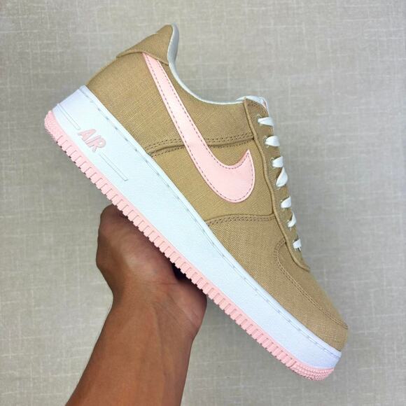 🦂 2025 Nike Air Force 1 Low “Linen Canvas" 10.5M - Picture 1 of 6